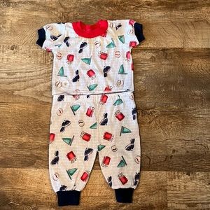 Boys Summer Lightweight 2 Piece Pajamas